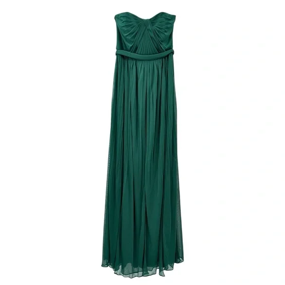 David's Bridal Green Long Mesh Style-Your-Way 6 Tie Bridesmaid Maxi Dress  Gown is available for purchase on au PAY Market - Imported Goods Online  Store Co.Ltd. | au PAY Market - Online